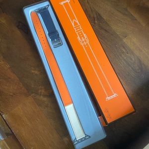 Nike Women's Vibrant Orange and Navy Watch Band
